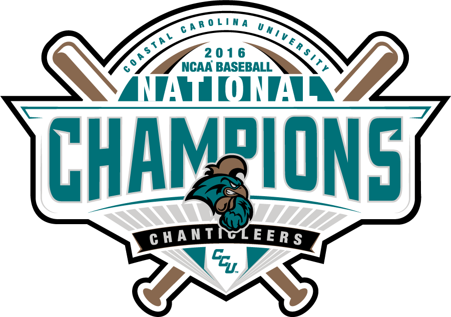 Coastal Carolina Chanticleers 2016 Champion Logo DIY iron on transfer (heat transfer)